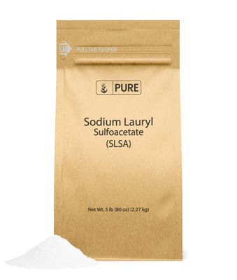 Pure Original Ingredients Sodium Lauryl Sulfoacetate (SLSA) (5 lb) Long Lasting Foam &amp; Bubbles, Gentle on Skin