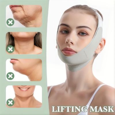 Syalong Face Slimming Mask, Breathable Mesh DesignV Line Face Lifting Strap and V Line Face Shaping Belt - Chin and Cheek Lifting Bandage for V Face Lift - Sleeping Mask Strap for Women - Gift Idea
