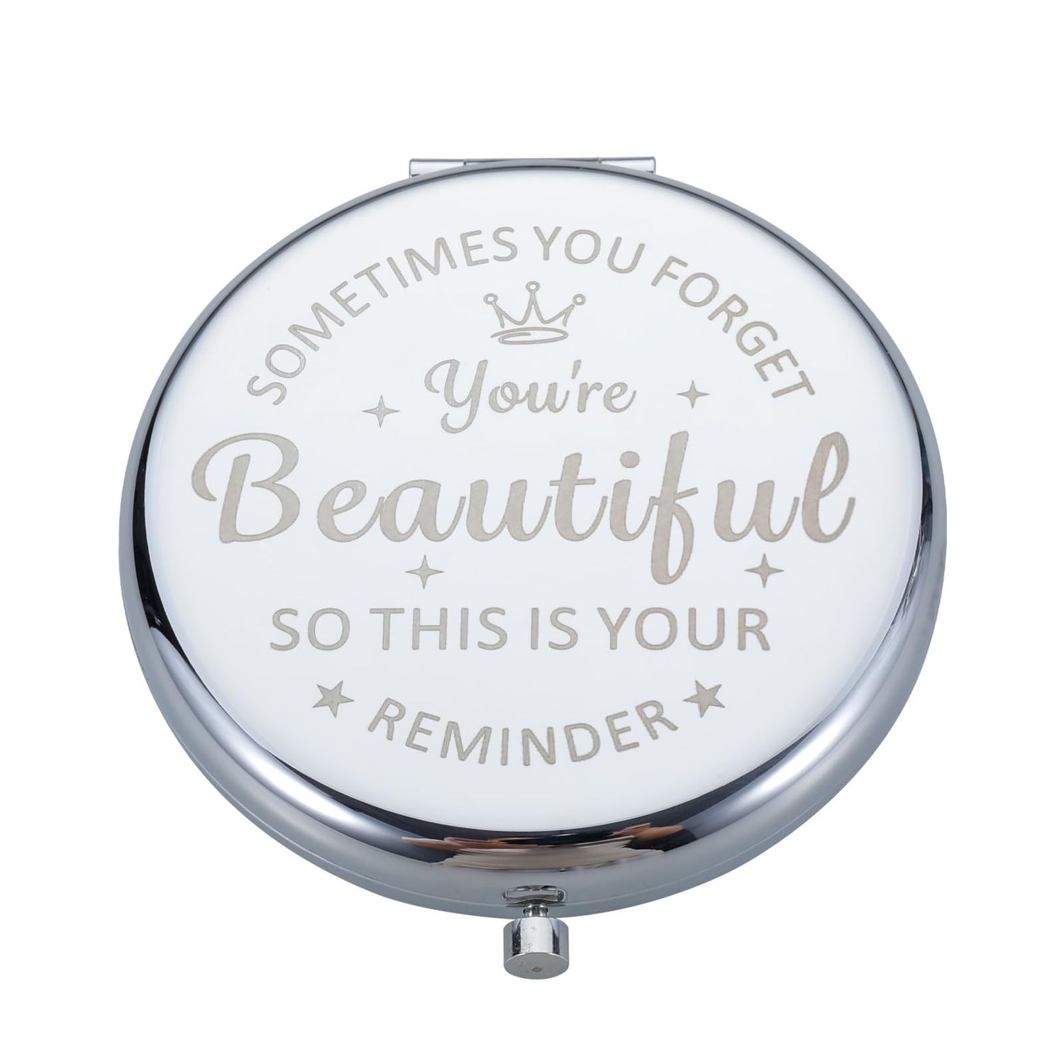 XPENMULBOJA Stocking Stuffers for Women Makeup Mirror Birthday Christmas Compact Mirror Gifts for Girl Daughter Mom Female Friends Inspirational Valentines Ideas for Wife Girlfriend