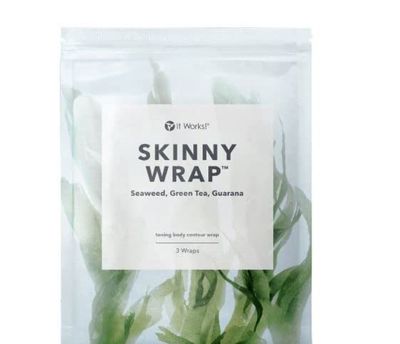 It Works! Skinny Wrap, 3 Count (Pack of 1) - Transformative Body Wraps with Seaweed, Green Tea, and Guarana for Firming, Toning, and Contouring - Ideal Wraps Enthusiasts