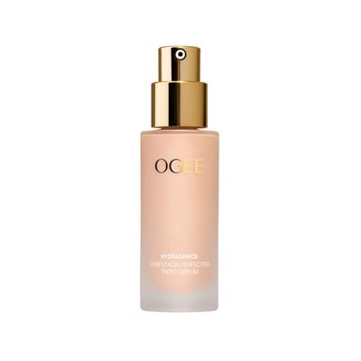 Ogee Complexion Perfecting Tinted Moisturizer For Face (Cedar 1.20C - Fair, Pink-Beige Undertones) - Lightweight Tinted Serum with Vitamin C &amp; Jojoba Oil - Certified Organic &amp; Made in USA