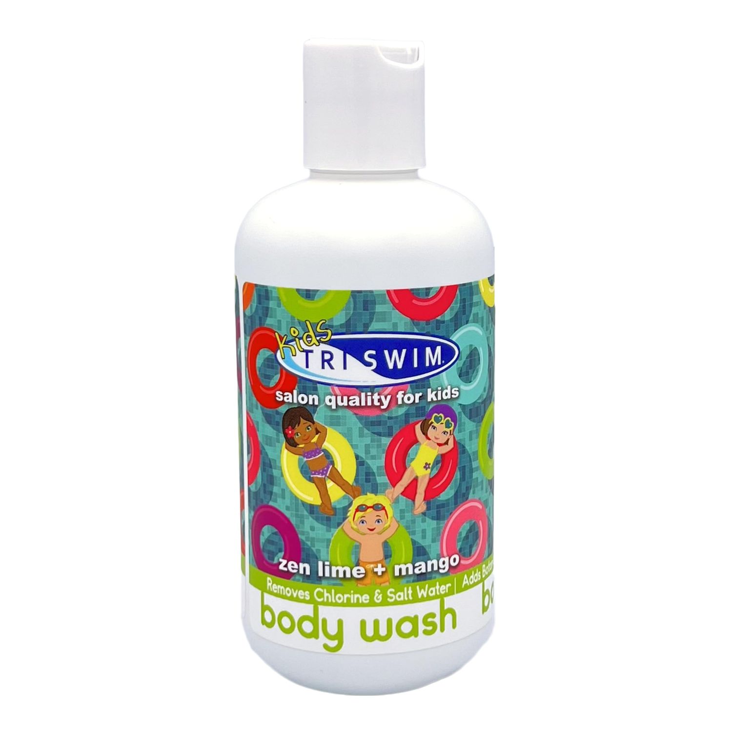 TRISWIM KIDS Scented Body Wash After-Swimmer Skincare, Chlorine Removal, Soothes and Moisturizes Skin, Relieves Symptoms Eczema &amp; Dry Skin