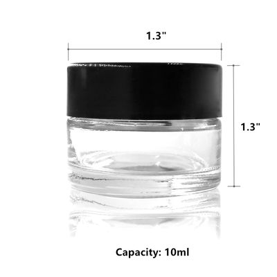 HningBuyox 70 Pack Glass Sample Container, 10ml Empty Jars with Lids, 10 Gram Tiny Sample Jar Lip Balm Containers for Cosmetics, Lotion, Cream, Makeup, Samples, Wax, Skincare, Travelling, Retail Store