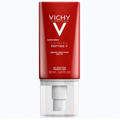 Vichy LiftActiv Sunscreen Peptide-C Face Moisturizer with SPF 30, Anti Aging Face Cream with Peptides &amp; Vitamin C to Brighten &amp; Firm Skin, Reduce Wrinkles &amp; Dark Spots