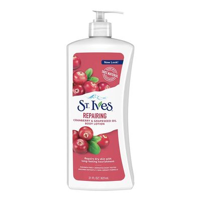 St. Ives Repairing Body Lotion Cranberry and Grapeseed Oil 21 oz, pack of 1 (811500735)