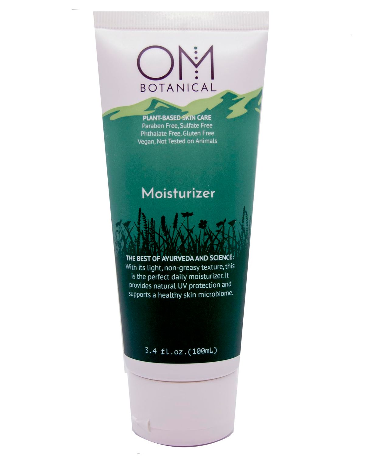 Plant-based Daily Organic Moisturizer for Women, Men | Microbiome Friendly Face and Body Lotion | Ayurvedic, Vegan, pH-Balanced Non-Greasy All Natural Facial Skincare, Day Cream
