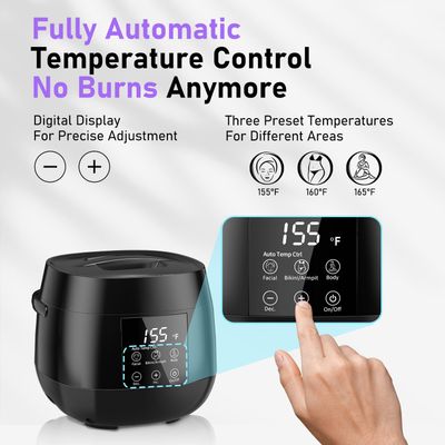 Smart Waxing Kit for Women with Auto Temperature Control,Wax Kit Wax Warmer for Hair Removal,Gentle Wax Beads on Bikini, Facial, for Sensitive Skin