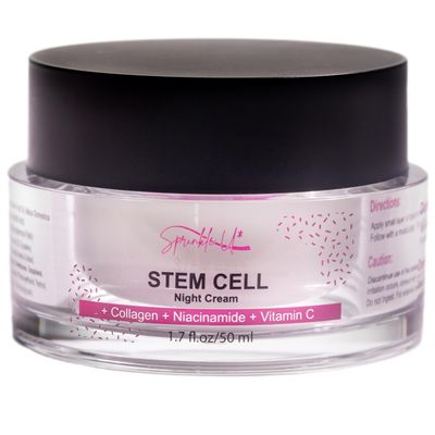 Powerful Anti-Aging Night Cream w/Apple Stem Cells, Retinol, Collagen, Niacinamide, Hyaluronic Acid &amp; Vitamin C, 5-in-1 Face Cream for Women|Men - 1.7 oz.
