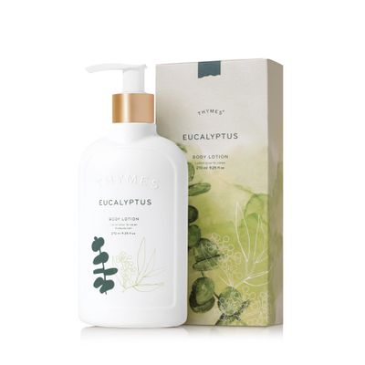 Thymes Eucalyptus Body Lotion - Shea Butter Lotion wIth Vitamin E, jojoba Oil, and Honey for Skin Care Routine - Body and Hand Lotion for Women &amp; Men (9.25 fl oz)