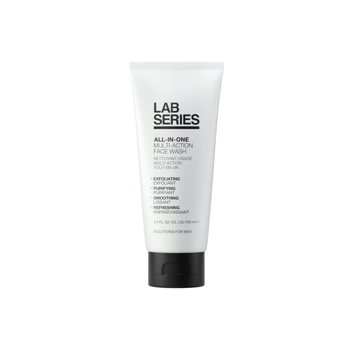 Lab Series All-In-One Multi-Action Face Wash - Men&#39;s Face Scrub - Cleanse and Exfoliates Skin, 3.4 Fl Oz