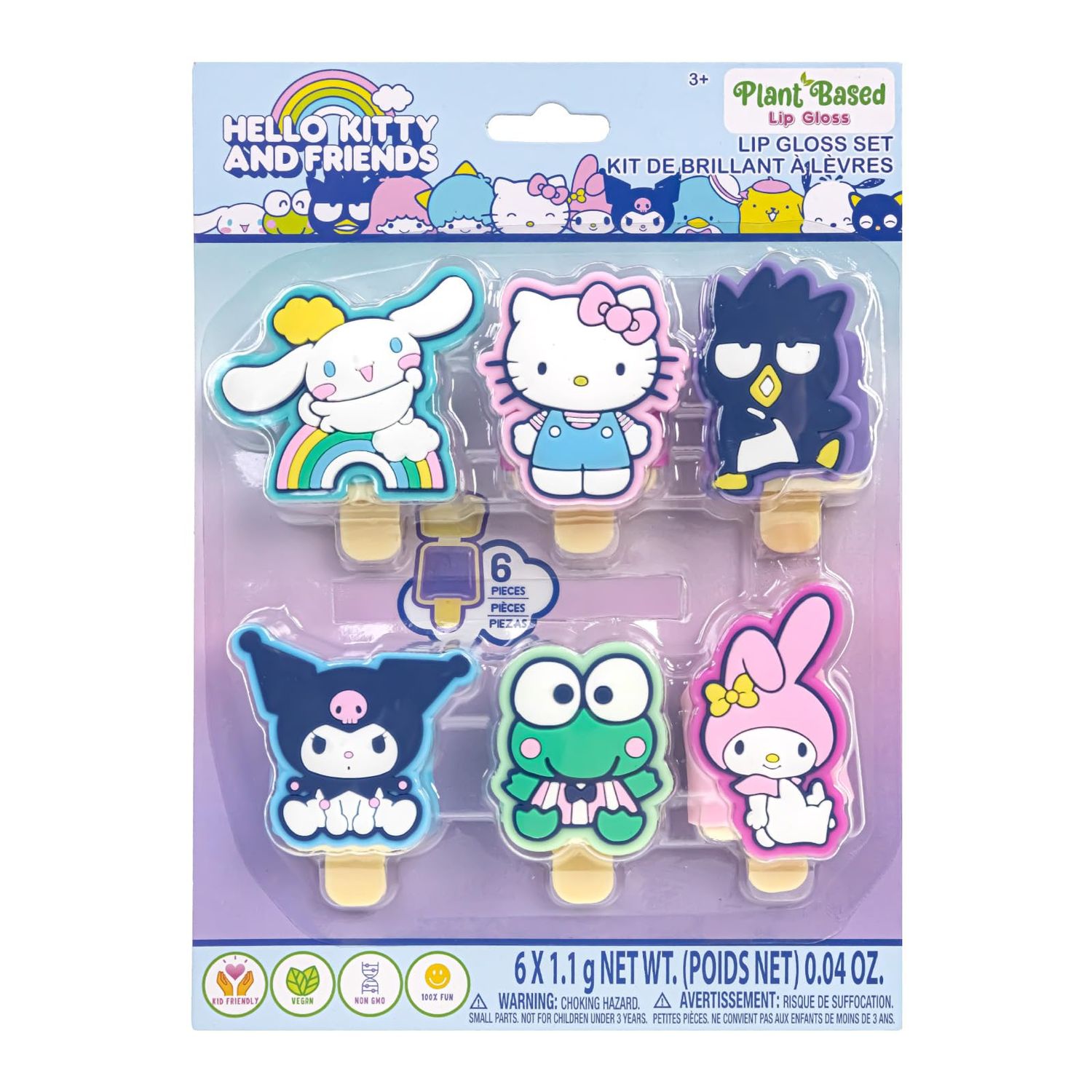 Townley Girl Hello Kitty Lip Gloss First Makeup Set for Girl