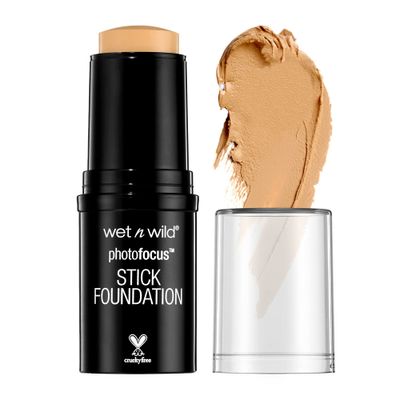 wet n wild Photo Focus Matte Foundation Stick Makeup, Vanilla Beige | Vegan &amp; Cruelty-Free