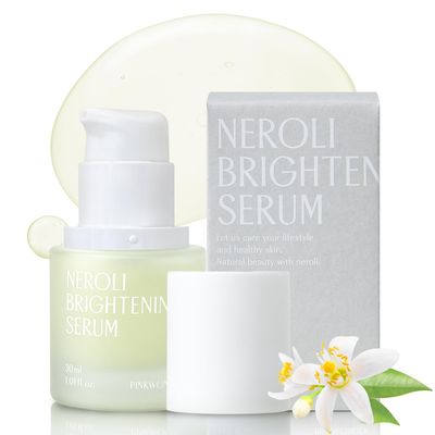 PINKWONDER Neroli Serum 1.01oz (30ml), Niacinamide and Neroli Extract for Glowing Skin, Improve Uneven Skin Tone, Hydrating and Radiance, Suitable for Sensitive Skin, Korean Skincare