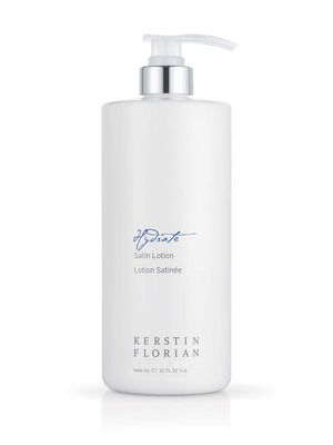 Kerstin Florian Satin Lotion | Lightweight Body Moisturizer with Aloe &amp; Jojoba Oil | Soothes Dry Skin | 32 fl oz