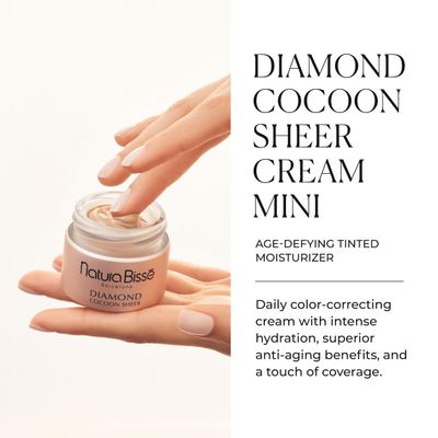Natura Biss Diamond Cocoon Sheer Cream | Anti-Aging Tinted Moisturizer | Rejuvenates, Hydrates &amp; Corrects, 0.5 Oz
