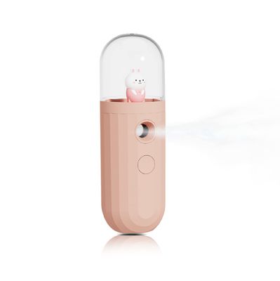 Nano Mister, Mate2GO Eyelash Nebulizer Nano Facial Mister Cool Mist Steamer Handy Mist Sprayer Moisturizing &amp; Hydrating for Skin Care, Makeup, Eyelash Extensions, USB Rechargeable - New Pink