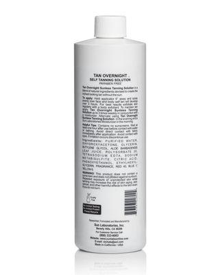 Sun Laboratories By Giesee Tan Overnight Spray Tan Solution 16 oz - Professional Tanning Spray, Sunless Tanner, Spray Tan, Self Tanner Lotion, Face Tan Spray, Non Toxic Spray Tan