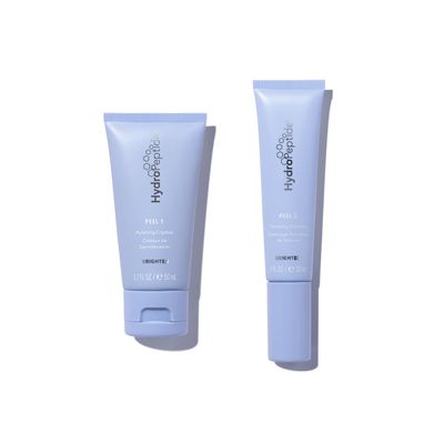 HydroPeptide Polish &amp; Plump Face Peel Radiant Two-Step System, Boosts Firmness and Plumpness, 1 Set