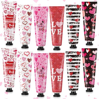 Siifert 12 Pcs Valentine's Day Hand Cream Gift Set Love Heart Moisturizing Hand Lotion Bulk Small Hand Care Cream Valentine Gifts for Woman Men Teacher Nurse Coworker Dry Cracked Hand, 30 ml Siifert 12 Pcs Valentine's Day Hand Cream Gift Set Love Heart Moisturizing Hand Lotion Bulk Small Hand Care Cream Valentine Gifts for Woman Men Teacher Nurse Coworker Dry Cracked Hand, 30 ml