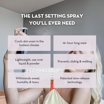 Skindinavia The Makeup Finishing Spray, Bridal Setting Spray, Temperature-Control for All-Day Wear, Long-Lasting Up to 16+ Hours, Heat-Resistant & Waterproof, Wedding Day, Bridal Shower Gift (8 Oz)