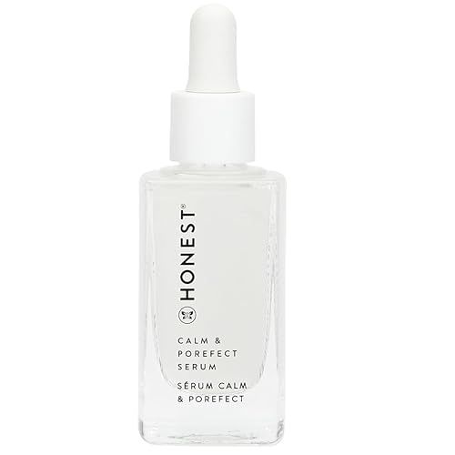 Honest Beauty Calm + POREfect Serum with Hyaluronic Acid + Calming Phyto-Blend | Pore Minimizing, Sensitive Skin Friendly | EWG Verified, Vegan + Cruelty Free | 1 fl oz