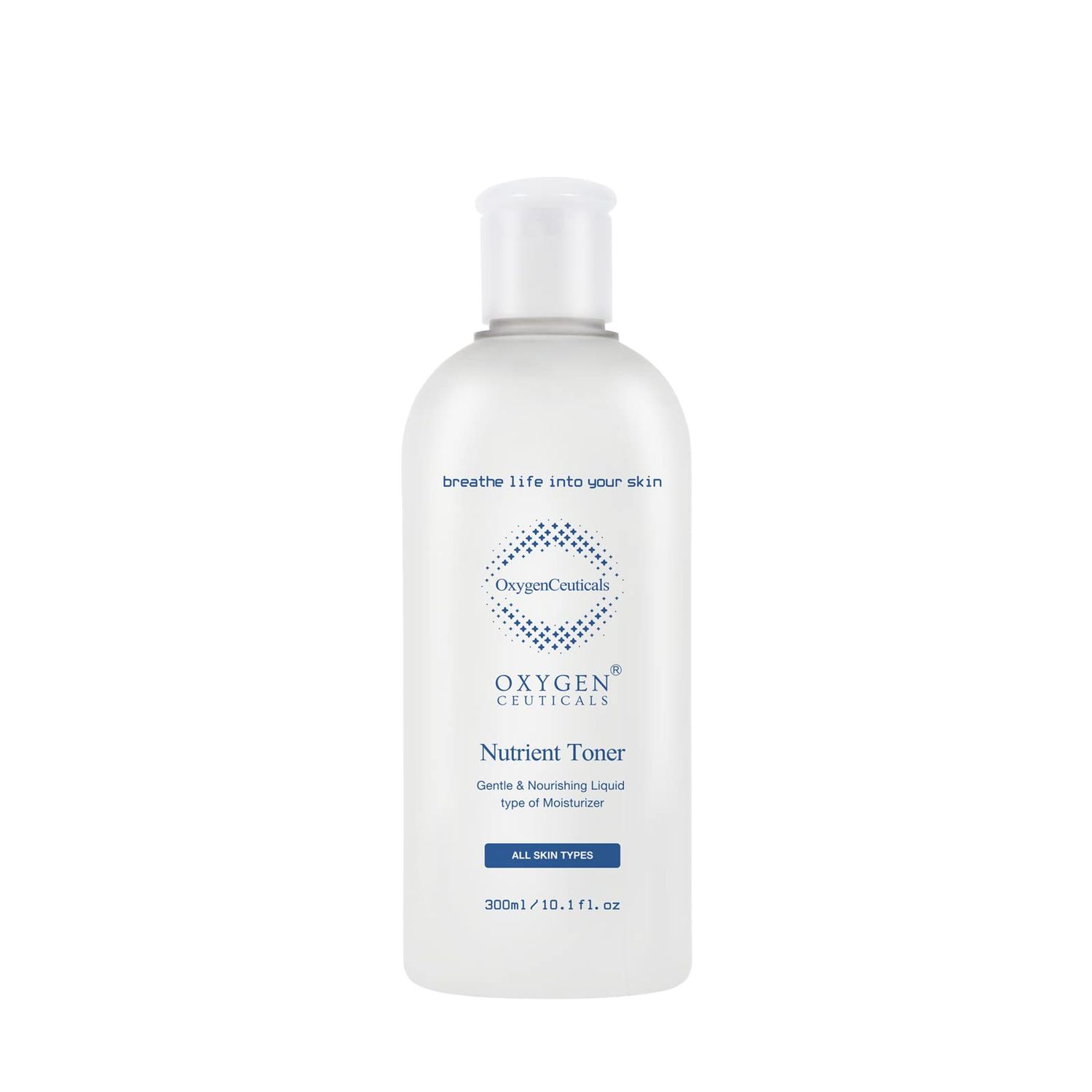 OxygenCeuticals Nutrient Toner, Hydrating Essence Toner with Hyaluronic Acid, Korean Skincare Glass Skin, 10.1 Ounces (300ml)
