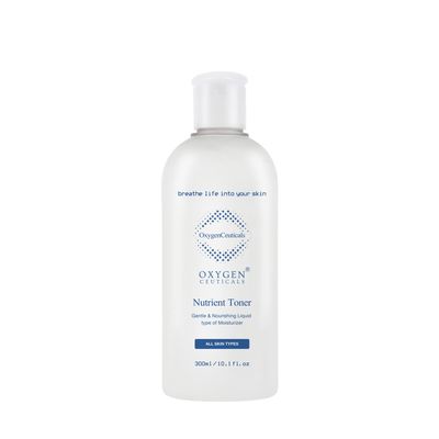 OxygenCeuticals Nutrient Toner, Hydrating Essence Toner with Hyaluronic Acid, Korean Skincare Glass Skin, 10.1 Ounces (300ml)