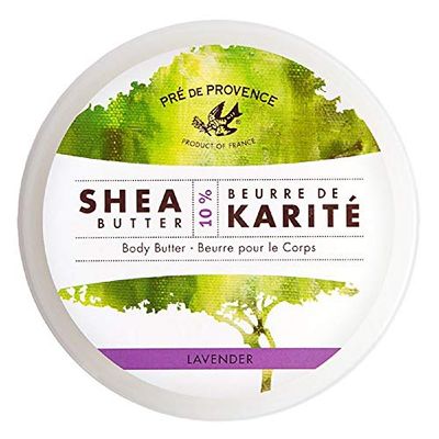 Pre de Provence Beurre De Karit Moisturizing Collection, Shea Butter Enriched Nourishing, Body Butter, 500 ML, Lavender