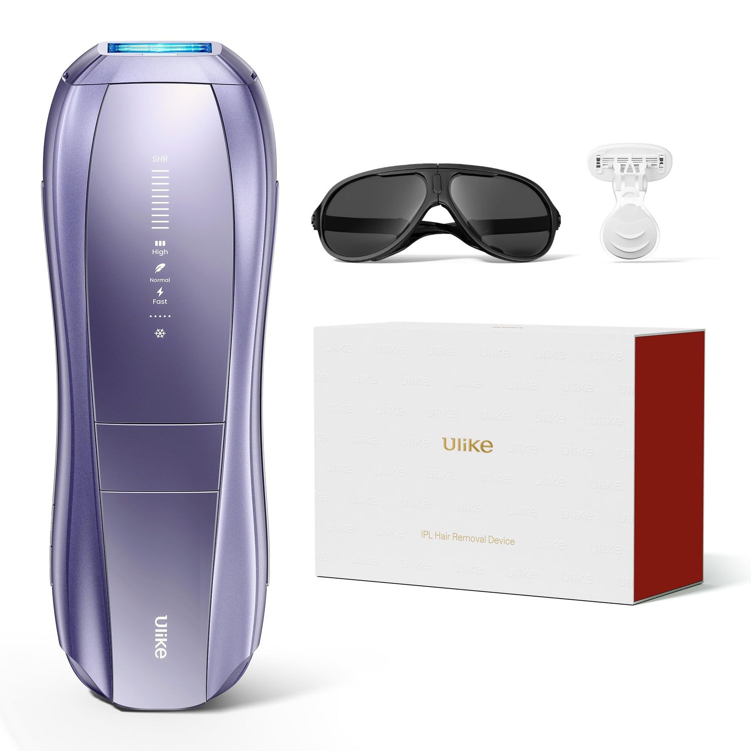 Ulike Laser Hair Removal, Air 10 IPL Hair Removal for Women and Men, 65F Ice-Cooling Contact, Dual Lights, Skin Sensor &amp; SHR Mode* for Nearly Painless, Effective &amp; Long-Lasting Hair Removal from Home