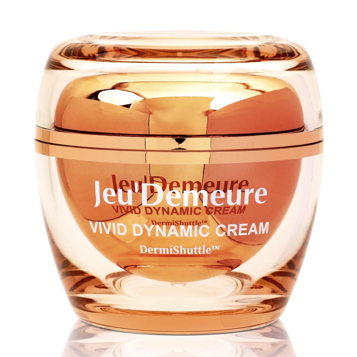 JEU&#39;DEMEURE Vivid Dynamic Cream with Peptides Moisturizer, Exosome 200,000ppm for Glowing, Deep Hydrating, Anti-Aging and Rich Texture, Suitable Korean skincare for face and dry skin 1.69 fl oz
