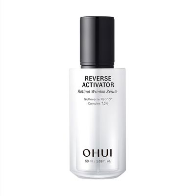 O HUI Reverse Activator Retinol Fine Wrinkle Serum | Korean Skin Care | Comfortable Retinol Serum for Face | Minimal to no irritation | Peptide | Fine Lines &amp; Wrinkles Visibly Reduced by 45%*