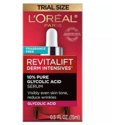 L&#39;Oreal Paris Revitalift Derm Intensives Glycolic Acid Trial Size 0.5 fl oz.