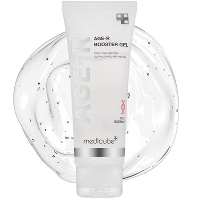 Medicube Age-R Booster Gel Serum for Skin Care Devices - Moisturizing and Nourishing Facial Serum with Plant Stem Cell Extract, Hyaluronic Acid, Collagen - Hypoallergenic Korean Skin Care