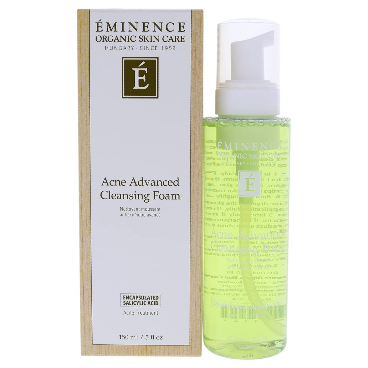 MINENCE Acne Advanced Cleansing Foam by Eminence for Unisex - 5 oz Cleanser