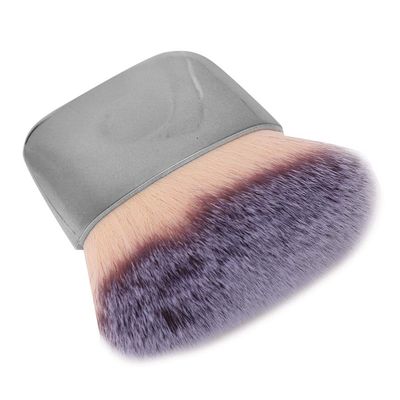 Mini Makeup Brush Soft Hair Loose Powder B Brush base Brush Beauty Tool for Blending Liquid, Cream or Powder Cosmetics (Silver)