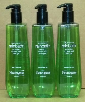 Neutrogena Rainbath Shower and Bath Gel, Pear &amp; Green Tea, 40 Fl Oz (3 Pack)