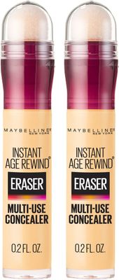 Maybelline Instant Age Rewind Eraser Dark Circles Treatment Multi-Use Concealer, Neutralizer, 0.2 Fl Oz (Pack of 2)