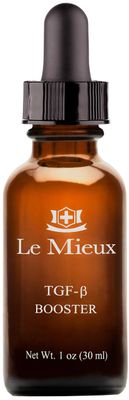 Le Mieux TGF-B Booster - Anti Aging Triple Growth Factor Facial Serum with Hyaluronic Acid &amp; Peptides, Hydrating Face Serum with No Parabens (1 oz / 30 ml)