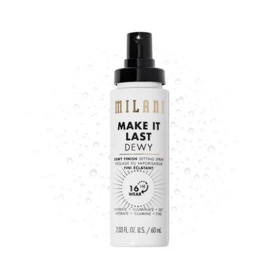 Milani Make It Dewy Setting Spray 3 in 1- Hydrate + Illuminate + Set (2.03 Fl. Oz.) Makeup Finishing Spray - Makeup Primer &amp; Hydrating Setting Spray