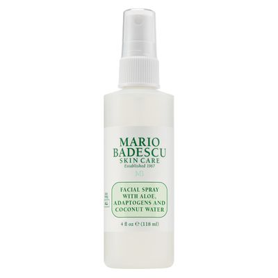 Mario Badescu Setting Facial Spray Mist with Aloe &amp; Coconut Water, Refreshing and Hydrating Makeup Spray, Alcohol Free, Fragrance Free, Dye &amp; Sulfate Free, 4 Fl Oz