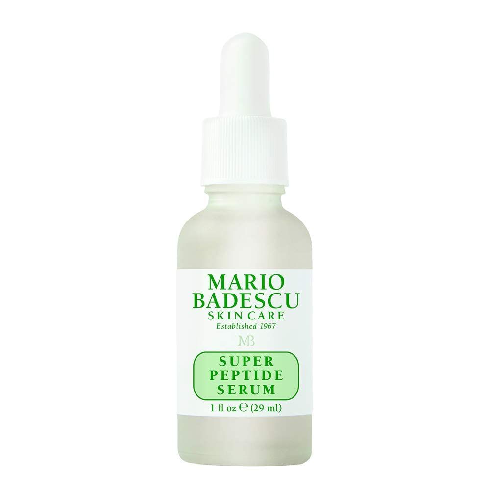 Mario Badescu Super Peptide Serum for All Skin Types, Reduces the Look of Dry Lines &amp; Wrinkles, Formulated with Sodium Hyaluronate &amp; Peptides, 1 FL OZ
