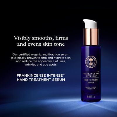 Neal's Yard Frankincense Intense Hand Treatment Serum, Firms & Hydrates Skin, Targets Dark Spots, Helps with Fine Lines & Aging, Cruelty-Free, 50mL