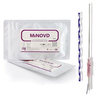 Minovd Pdo Molding Cog, Cog Threads Face Lift, Pdo Threads for Face Lift Cog, Effectively Lift Sagging Skin, Bullet Blunt 20Pcs