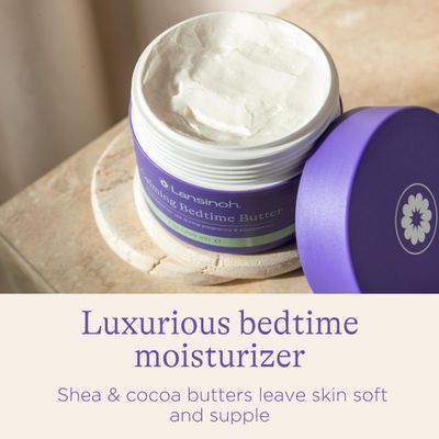Lansinoh Magnesium Bedtime Butter Body Lotion for Pregnant Moms, Calm Magnesium Lotion for Aching Muscles, Lotion for Women & Soothing Massage Sleep Aid, Promote Relaxation, Help Ease Cramps, 7 oz.