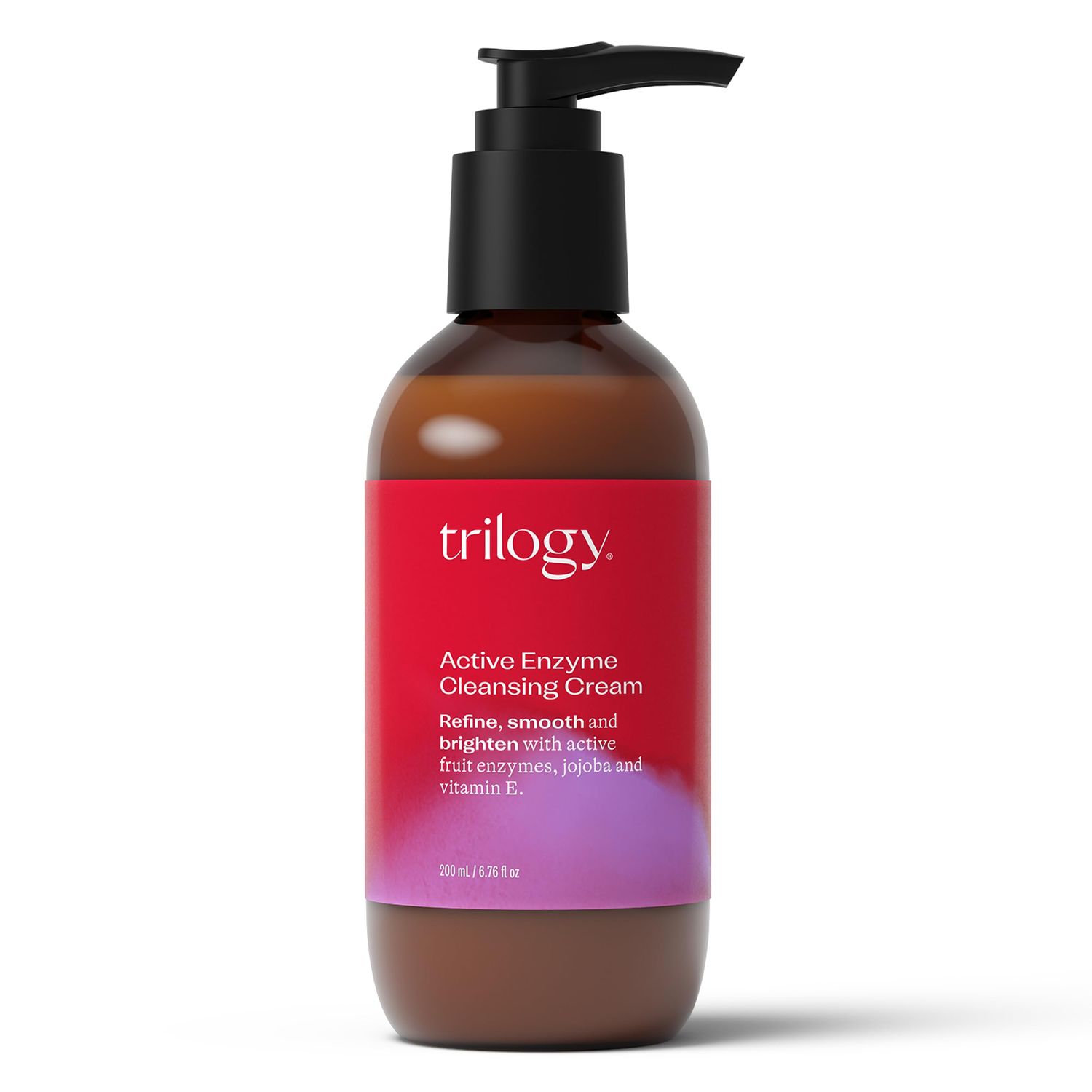 Trilogy Active Enzyme Cleansing Cream, Exfoliating &amp; Brightening, 6.76 fl oz