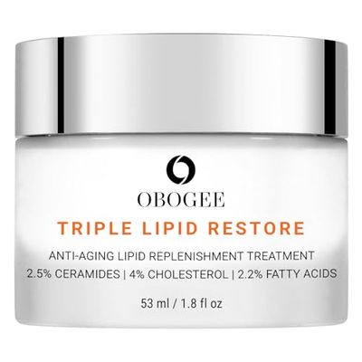 OBOGEE Triple Lipid-Peptide Cream: Enriched with Lipids, Ceramides, Peptides, Hyaluronic Acid, and Fatty Acid for Firming, Anti-Aging and Plumping Face Moisturizer (53 ml /1.8 fl oz)