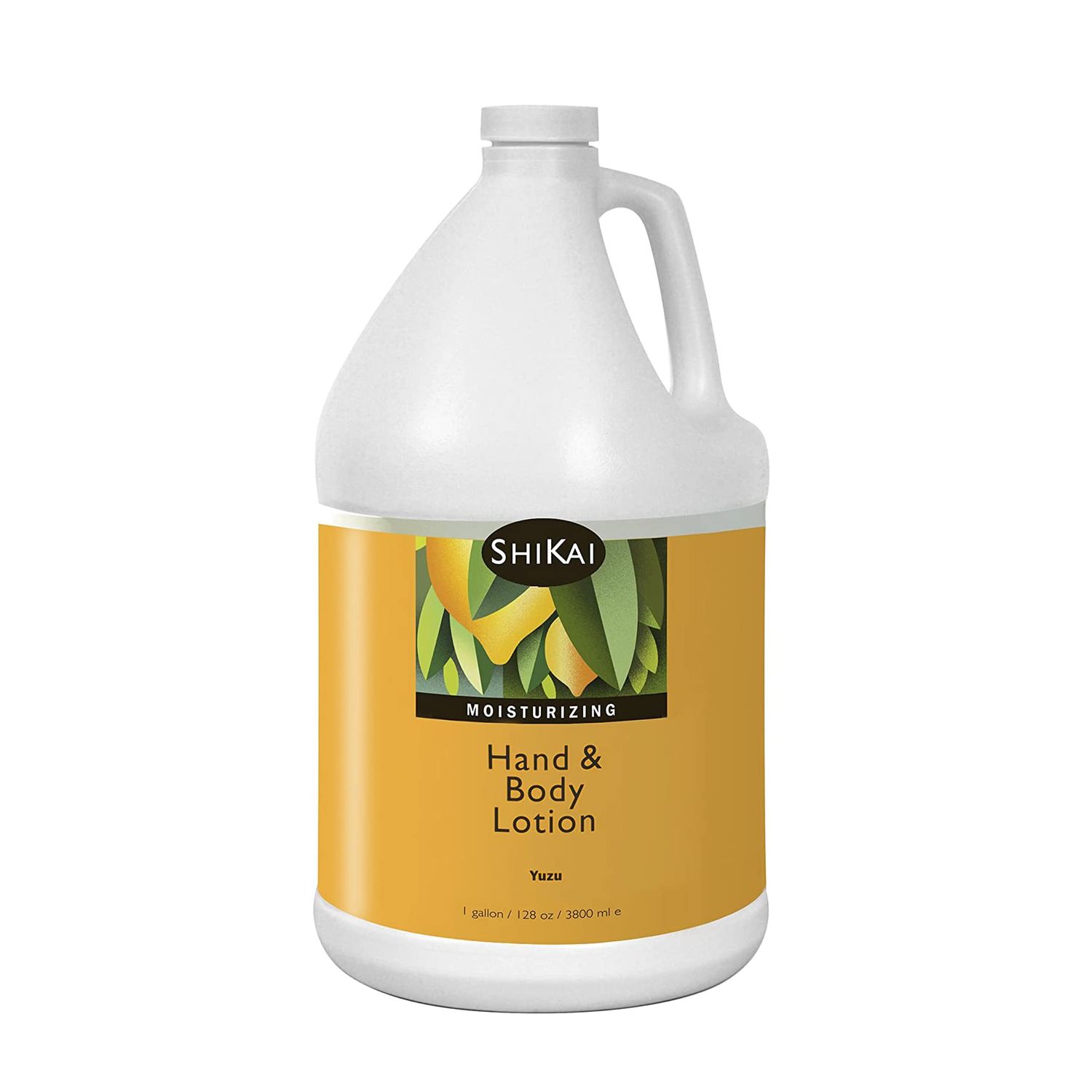 ShiKai Hand &amp; Body Lotion (Yuzu, 1 Gallon) | Daily Moisturizing Skincare for Dry and Cracked Hands | with Aloe Vera &amp; Vitamin E