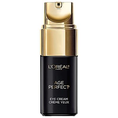 L&#39;Oreal Paris Age Perfect Anti-Aging Under Eye Cream, Vitamin E, Antioxidants, Reduces Dark Circles, Puffiness, Age Perfect Cell Renewal, sensitive skin, Dermatologist Tested, Paraben Free, 0.5 fl oz