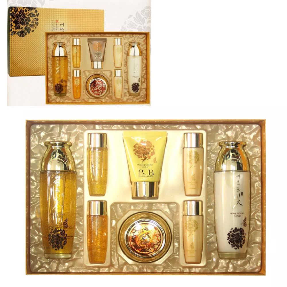 Premium Luxury Gold Women Facial Skin Care Set (4Pcs) Beauty &amp; Personal Care, Nourishing And Moisturizing, Calming Korea Cosmetic for Yedam Yun Bit