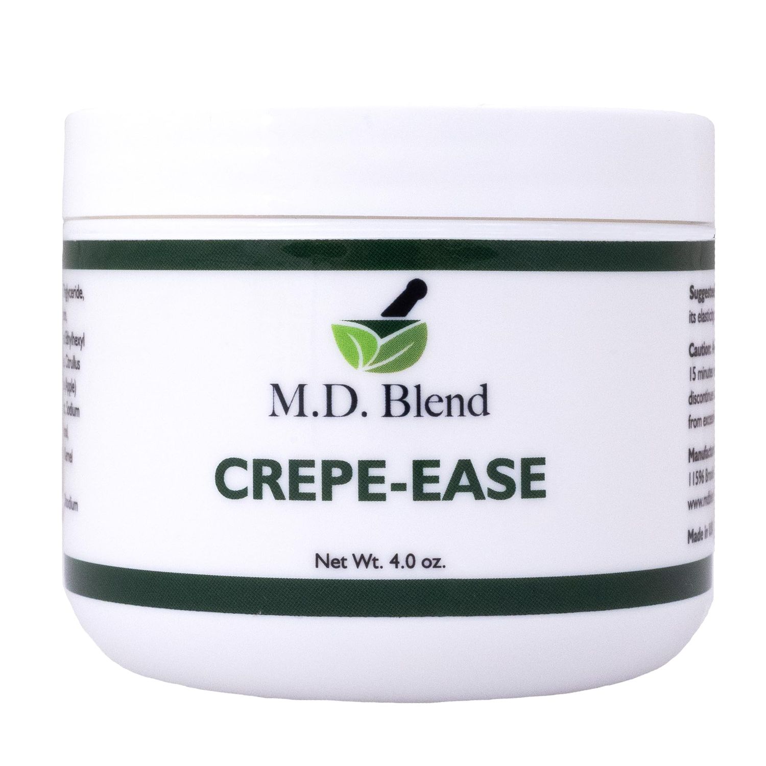 M.D. Blend Crepe-Ease | Deeply Hydrating Crepe-Erase Moisturizer for Smooth, Firm, Youthful Skin | Powerful Repair Complex | Targets Crepey Skin | Reveals Enhanced Results Overnight - 4 oz